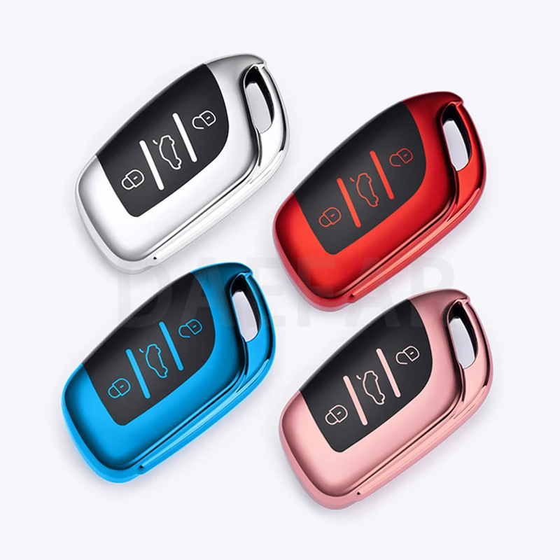 For MG MG4 ZS EV MG6 EZS HS EHS Roewe RX5 I6 I5 RX3 RX8 ERX5 TPU Car Remote Key Case Cover Holder Accessories Case image 6