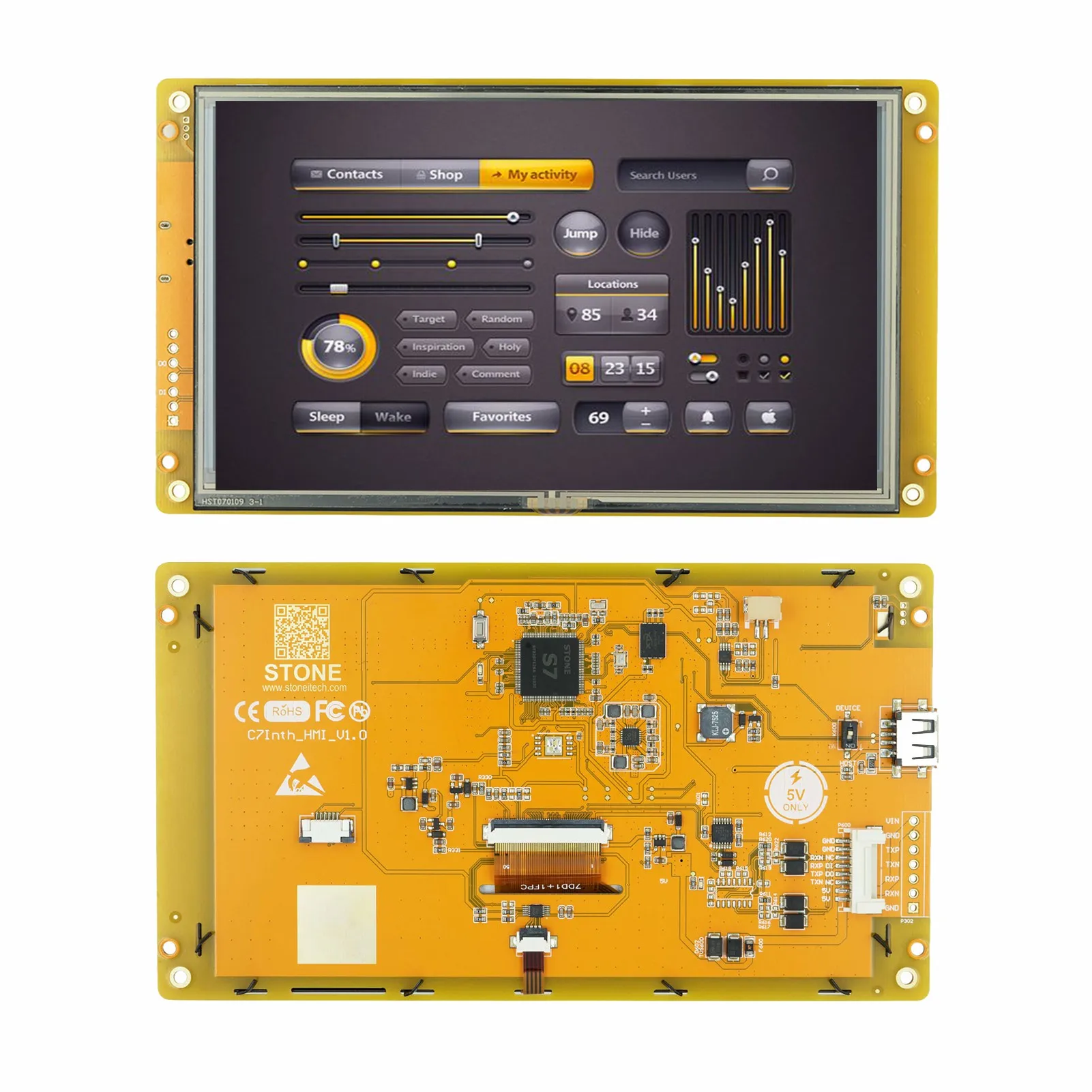 SCBRHMI Screen Board- 7