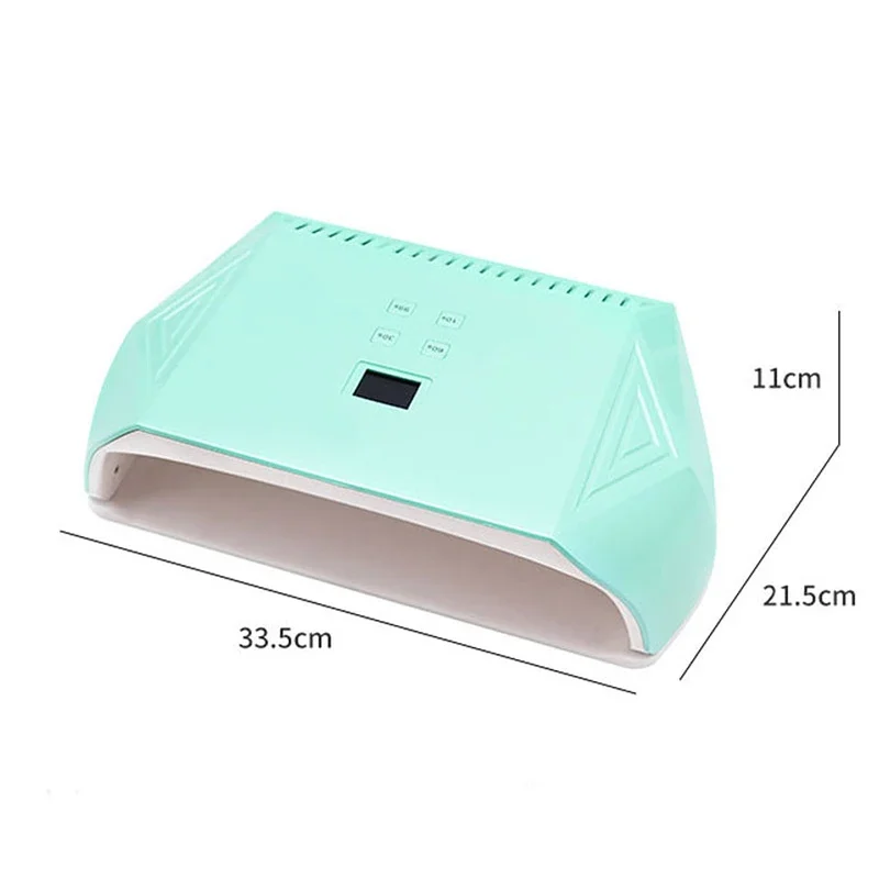 Two Hands Curing Rechargeable Nail Lamp Red Light Gel Polish Dryer Cordless Manicure Machine Wireless Nail UV LED Lamp