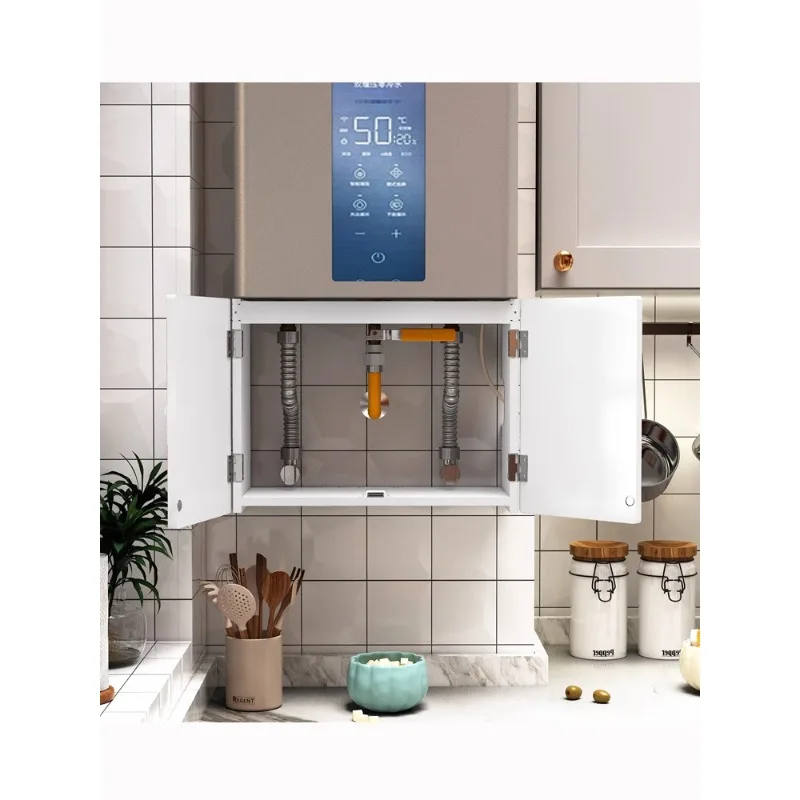 

Furniture for small-sized apartments bedroom Pipe Cover - Decorative Perforated Masking Box No Drilling Required"