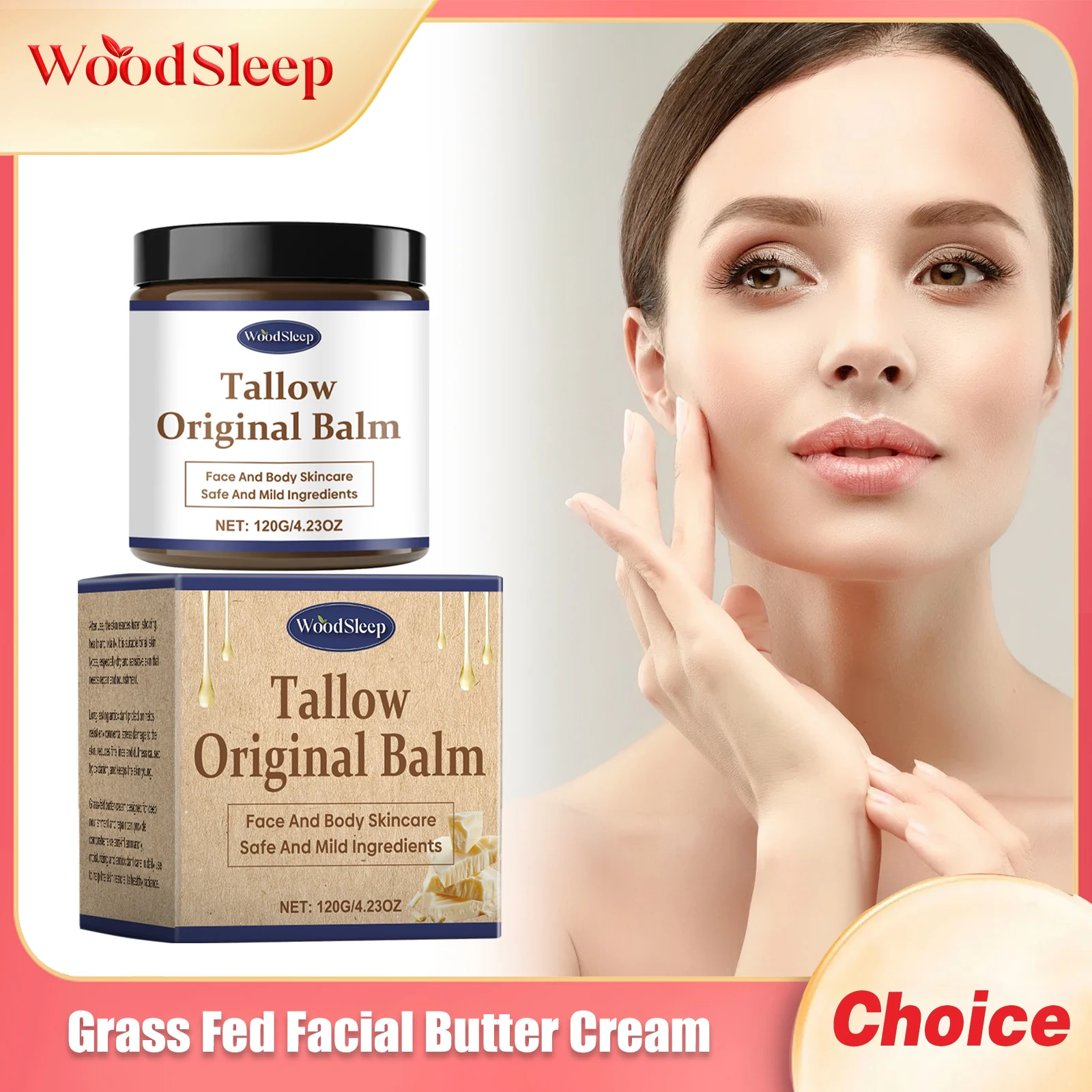 

WOODSLEEP Butter Facial Care Cream Deep Hydration Nourishing Skin Improving Roughness Brighten Epidermis Facial Moisturize Cream