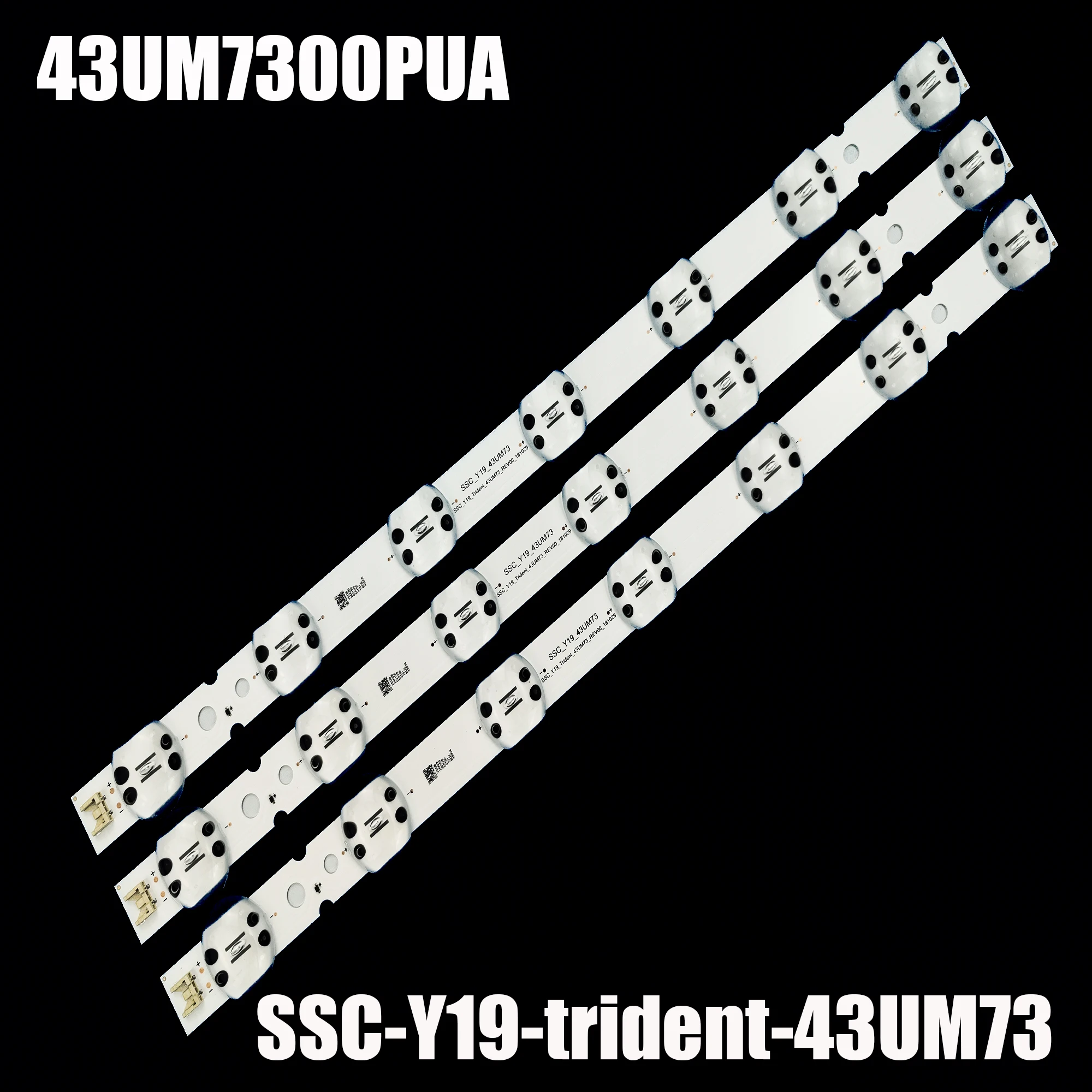 

10kit LED Backlight Strip For LG 43'' TV 43UM4390PLC 43UM74006LB 43UM7450PLA 43UM7390PLC 43UM7400PLB 43UM7300PSA Y19.43UM73