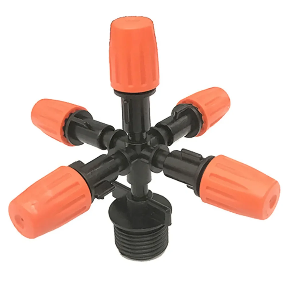 

5-Head Garden Sprinkler Nozzle For Efficient Irrigation & Cooling Nozzle Outdoor Garden Supplies Watering Irrigation Sprayers