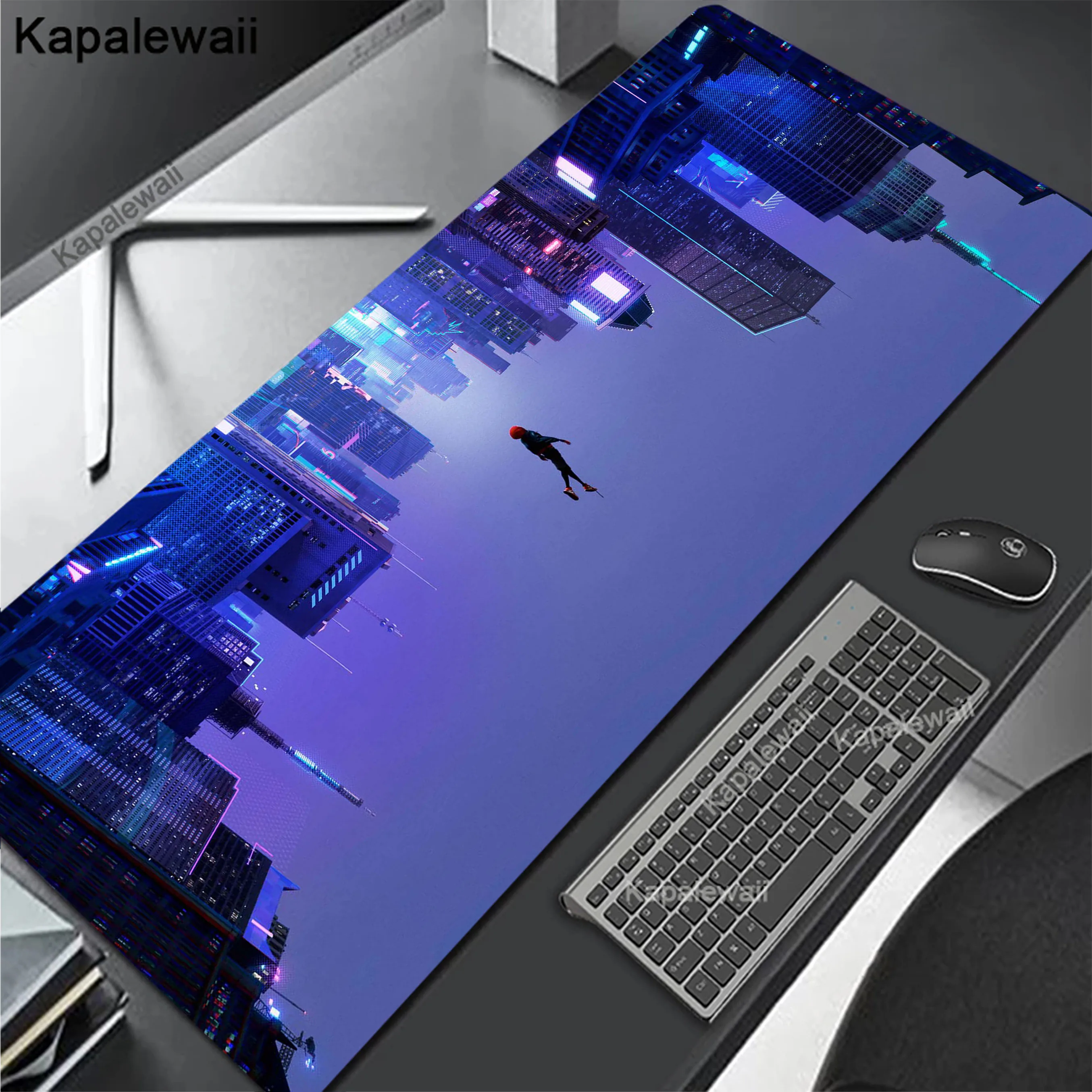 

City Street Pixel Landscape Gaming Mouse Pad Large Mouse Mat Laptop Mouse Carpet Game Carpet Keyboard Pads Gamer Desk Mat