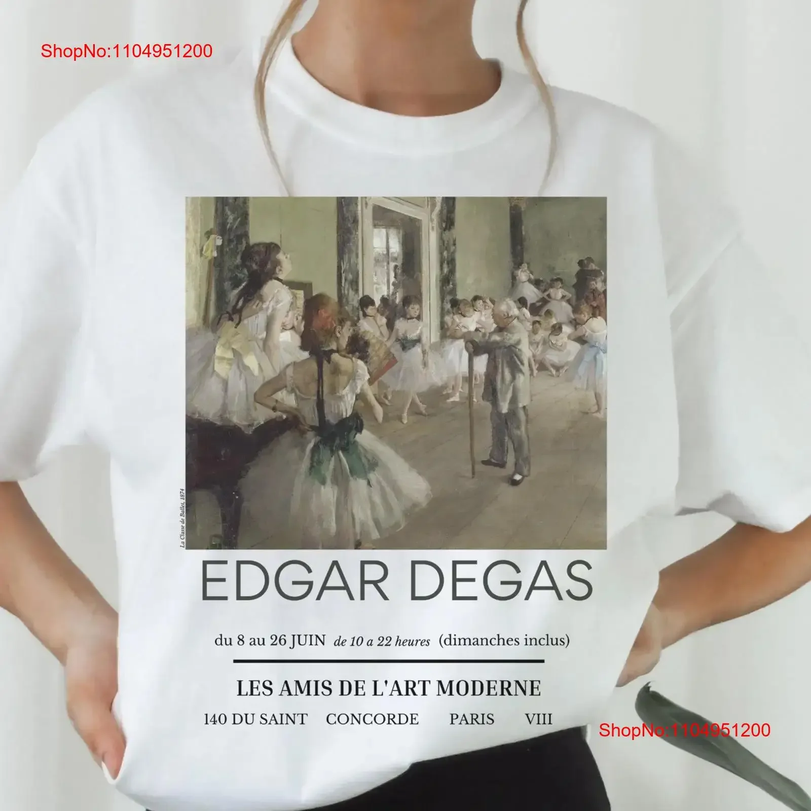 

Эдгар Дега, музейный экспонированный постер, балерина, балетный сердечник, свет, академия, художественная история, артистическая футболка, рождественская винтажная стираная футболка