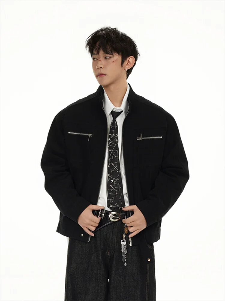 

Мужская демисезонная куртка Harrington в американском ретро-стиле, рабочая одежда Cleanfit, подростковая куртка Haome с воротником-стойкой