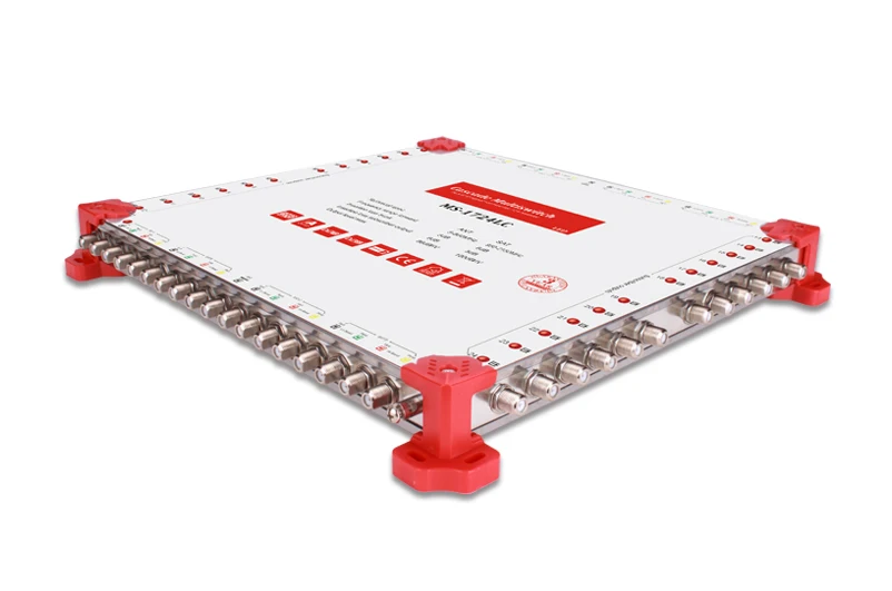 17 entrées 24 sorties Satellite Multiswitch Diseqc 2.0 C et Ku Band Cascadae Satellite Multiswitch