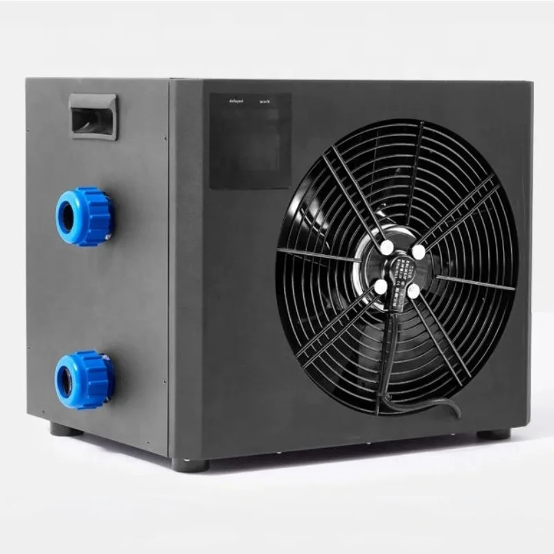 1000 cooler, compressor cooling system for rapid cooling of outdoor ice bucket tanks