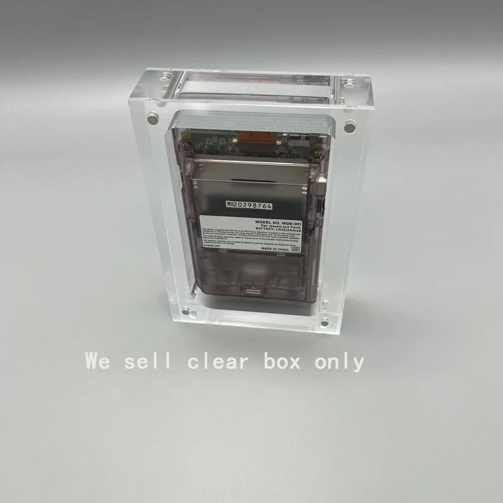 صندوق أكريليك مغناطيسي للتخزين الشفاف لغطاء وحدة التحكم في الألعاب GBP صندوق عرض حامل ملحقات الألعاب