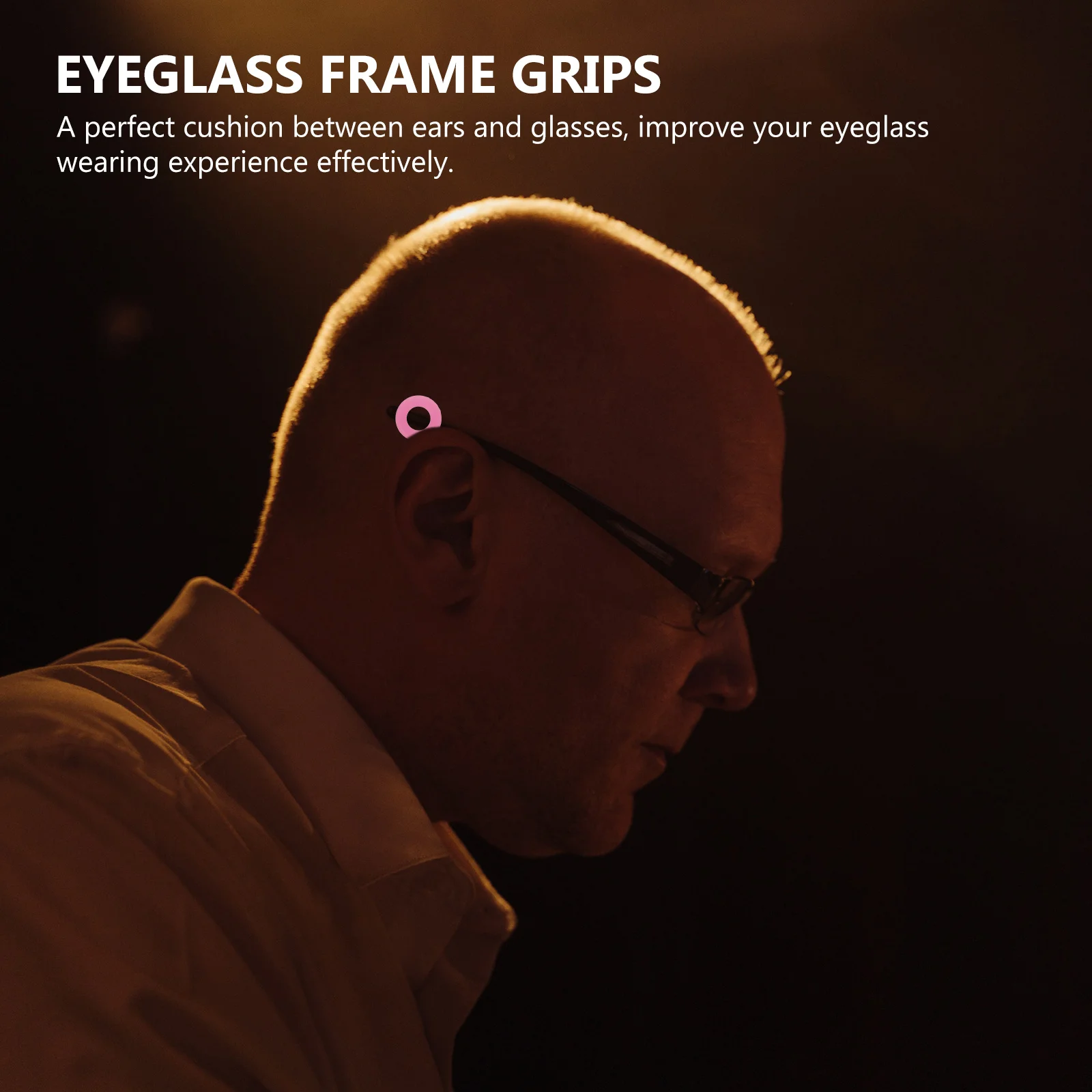 

30Pcs Anti-Slip Pieces Silicone Eyeglass Frame Grips Round Design Eyeglass Leg Covers for Running Climbing Riding