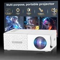 Small Portable Projector USB HDMI Supported, Pocket Mini Movie Projector for Home Outdoor Camping