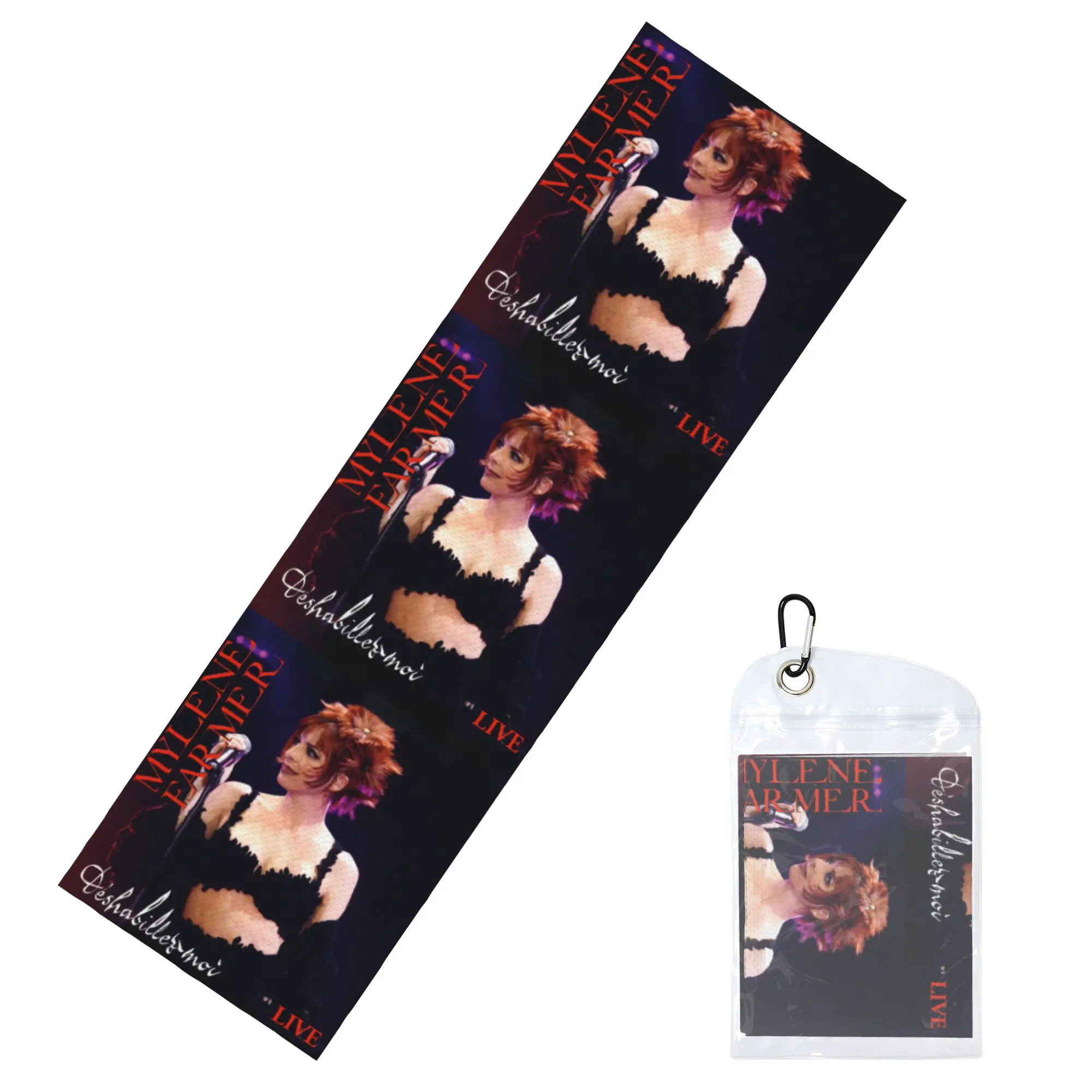 Cold Exercise Towel Pretty Mylene Farmer Beach Sports Yoga Towel Swimming Camping Towel Refreshing Sports Scarf Face Towels