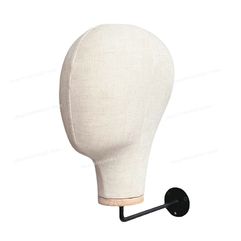 21 Inch Hat Rack Wig Stand Wall Mounted Mannequin Head Decorative Holder Hat Holder Rack Salon Mannequin Wigs Show Display Stand