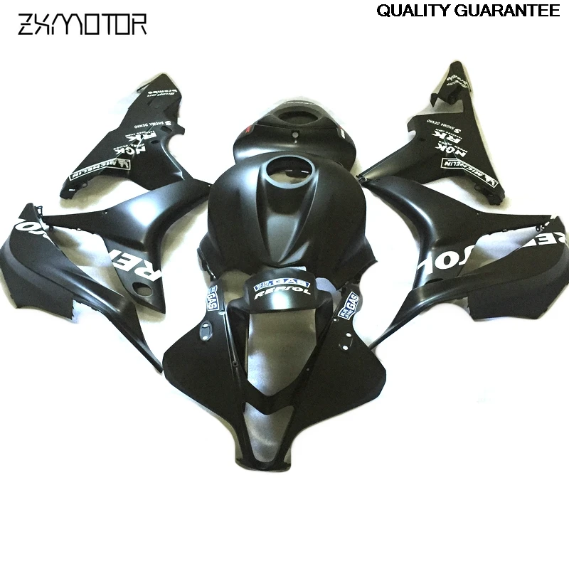 

All Fitment Injection Motorcycle Fairing kits for Honda CBR600RR F5 2007 2008 black fairing set cbr 600 rr f5 07 08 SX08
