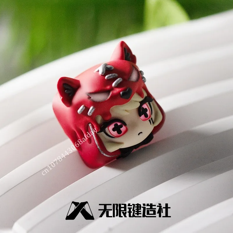 

Серия сказочных фигурок, персонализированные колпачки для клавиш, аниме, смола, индивидуальные клавиши ESC, одиночные креативные механические колпачки для ключей, праздничные подарки