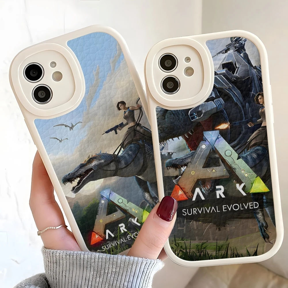 ARK Survival Evolved Phone Case For Iphone 16 15 14 13 12 Pro Max 11 Mini X Xr Xs 7 8 Puls Lambskin Silicone Cover