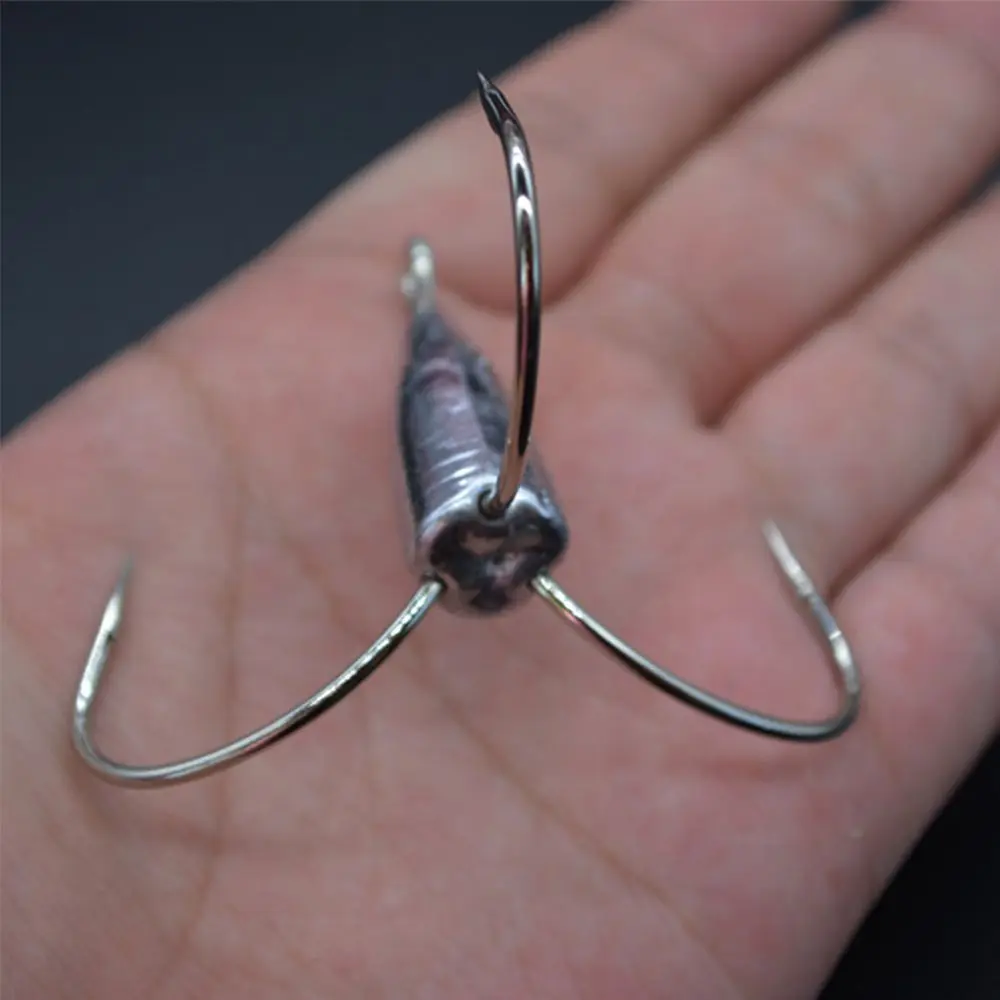 Treble Anchor Fishing Hooks Fishing Equipment Carbon Steel Fishing Treble Hook 30-70g Fishhook Fishing Tackle Equipment Tools
