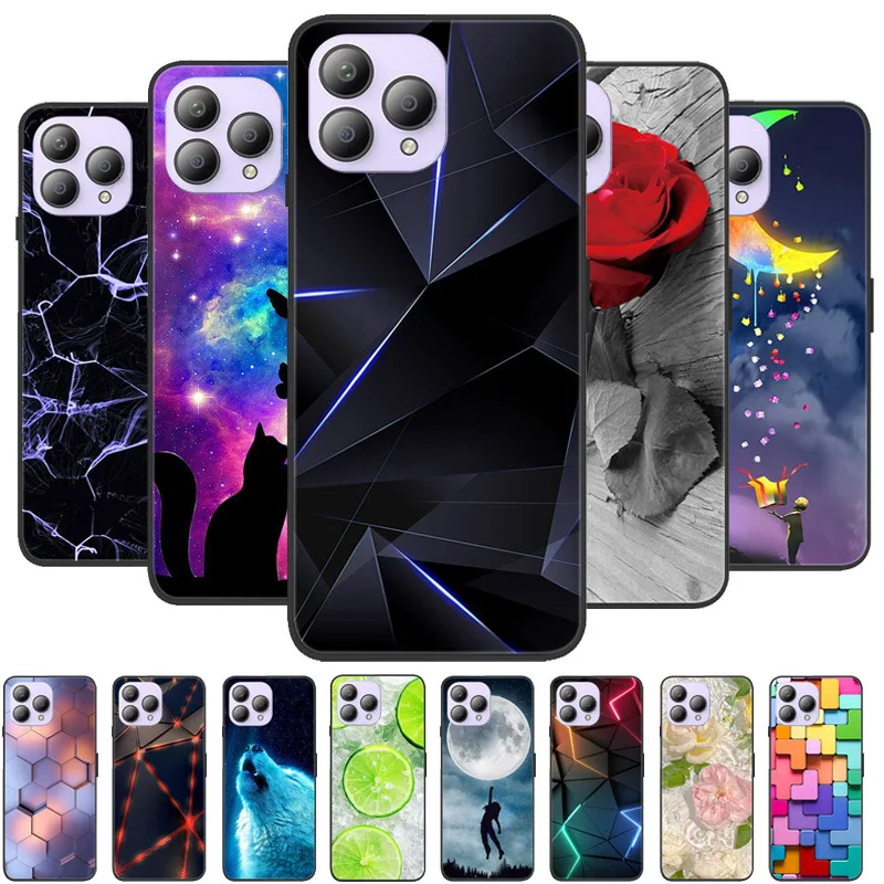 For Cubot P80 Case CubotP80 Black Cover Lion Wolf Silicone Soft Back Cases For Cubot P80 Phone Case P 80 2023 Protective Shell
