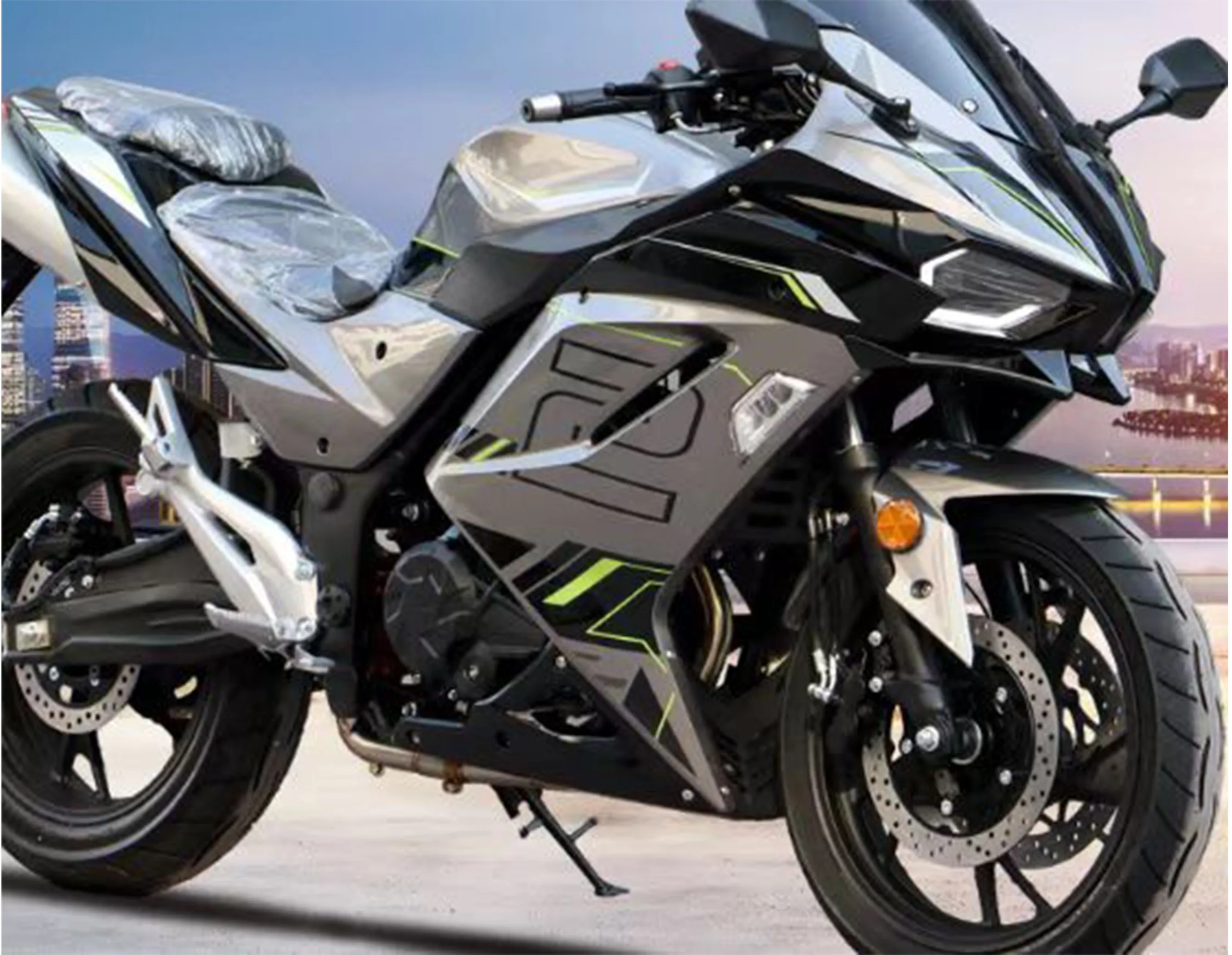 TOP Selling 400cc High Power Water Cooling Double Cylinder  Racing Motorcycle