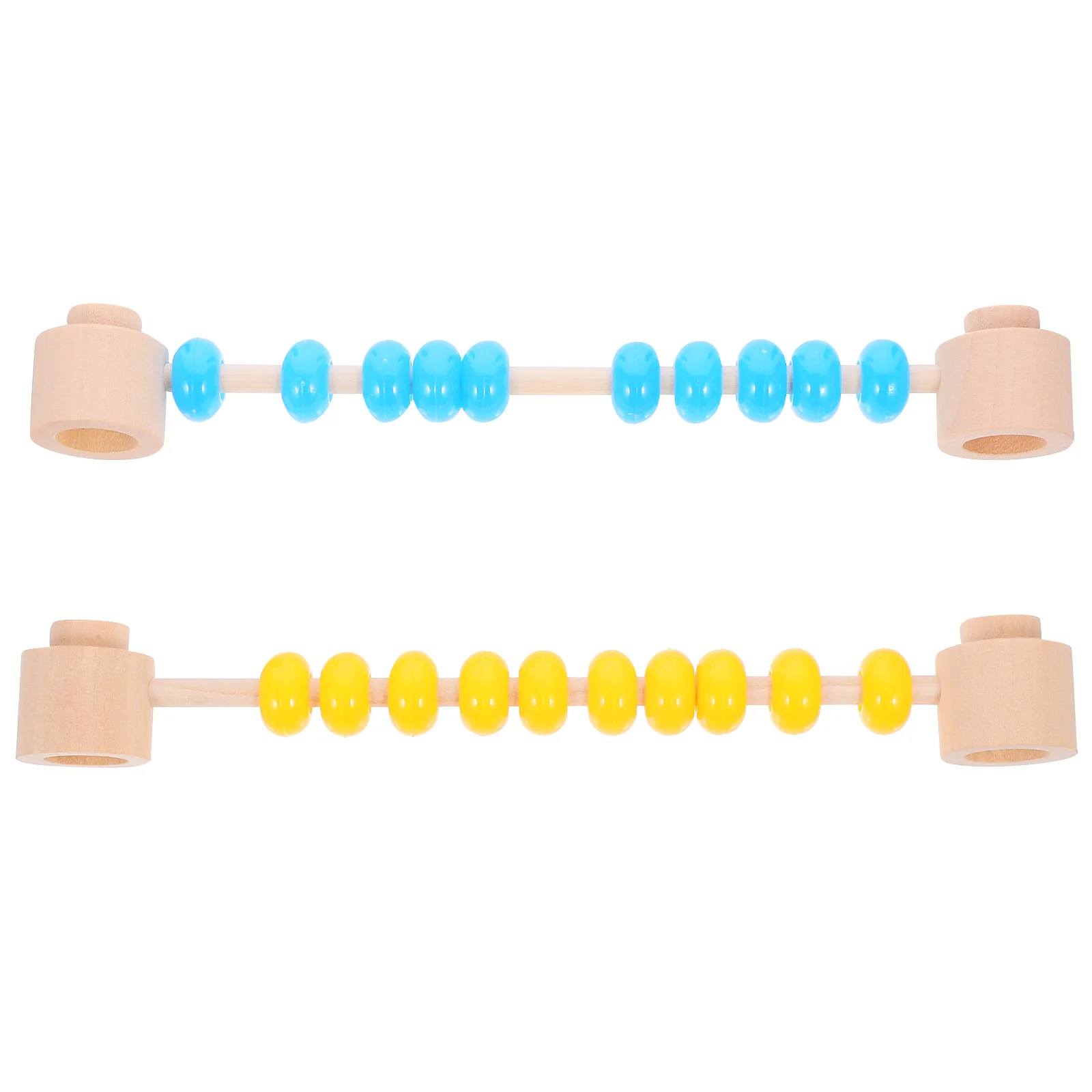 2 Stuks Drukke Board Abacus Speelgoed Voor Peuters Wiskunde Leren Kraal Rekenkundige Kids Tool Baby's 1-3 Kind