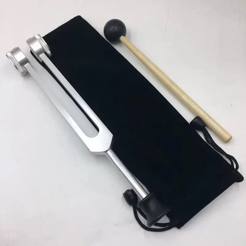 Aluminum Alloy Tuning Forks Hearing Testing Tuning Forks with Hammer Healing Meditation Medical Musical Instruments Percussion