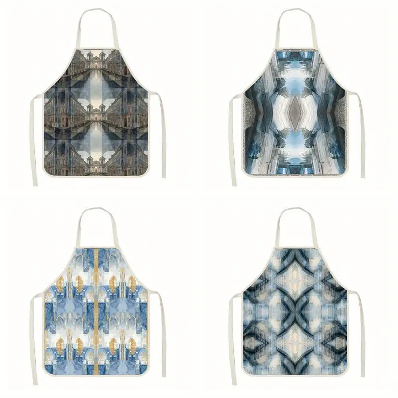 

Mysterious Pattern Aprons Linen Apron, Suitable For Kitchen Cooking, Parent-Child Interaction, Painting And Other Scenarios