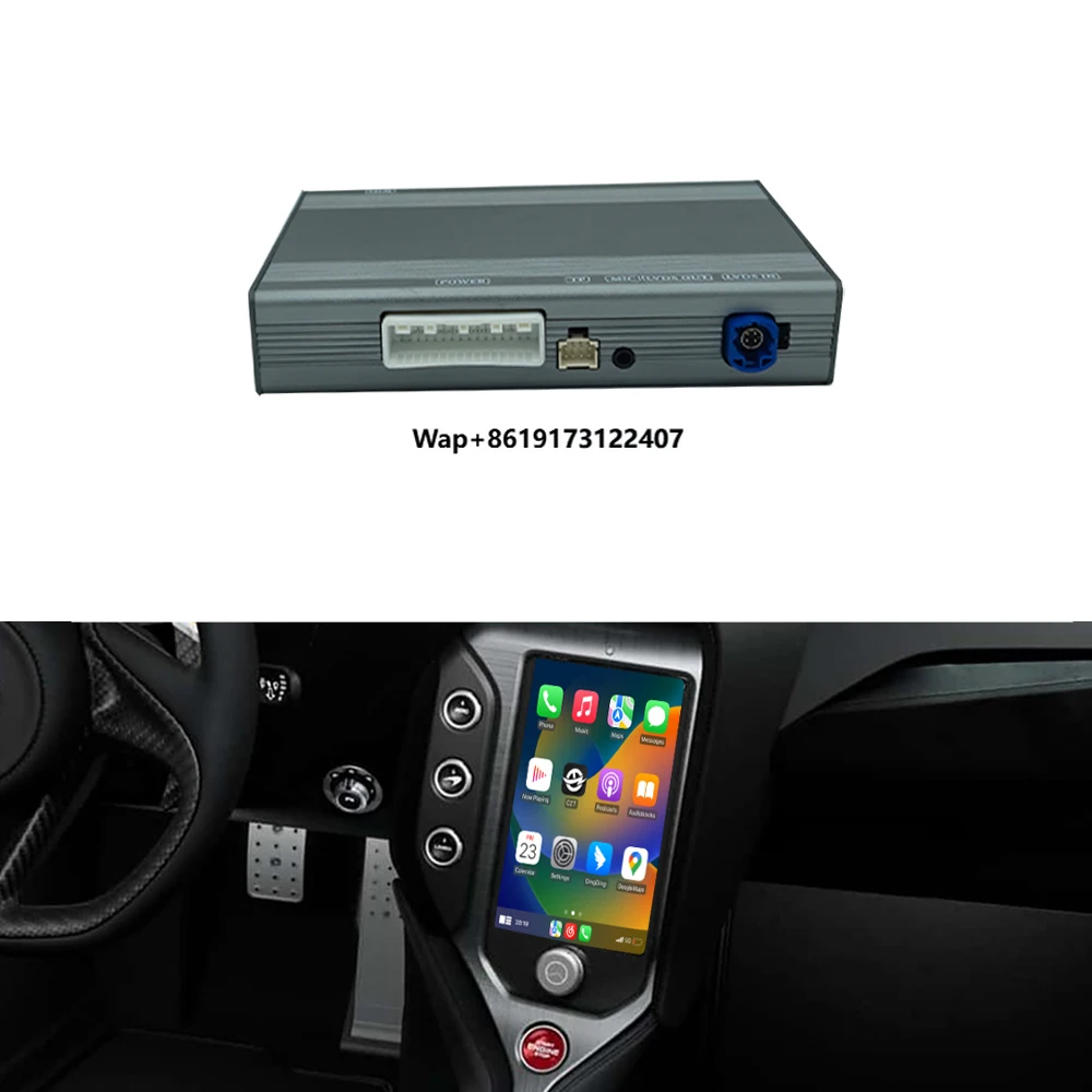 CZT-AUTO OEM Wireless CarPlay Android Auto Adapter Interface Screen Display Compatible With  570S Car Radio Mirror Link