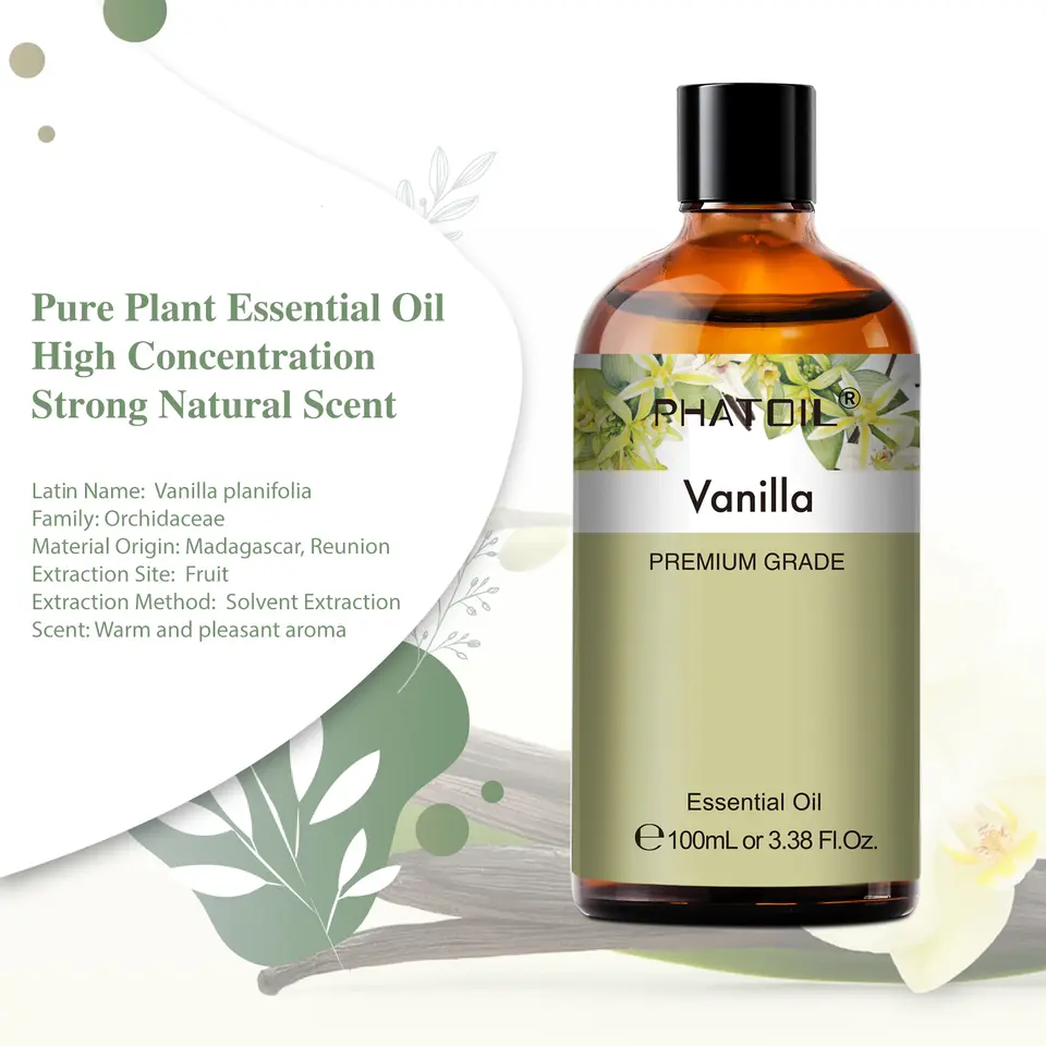PHATOIL 100 مل زيت عطري طبيعي للعلاج العطري من الليمون والكالبتوس واللافندر والنعناع - 4
