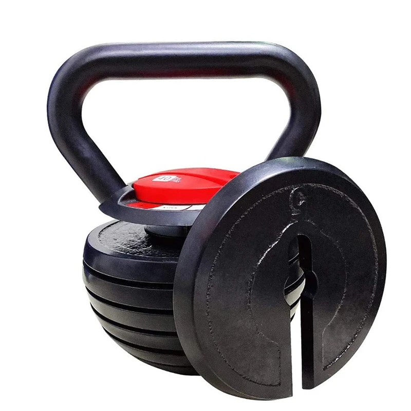 DUTRIEUXFitness ejercicio gimnasio equipo Pesa Rusa Verstelbare juego de mancuernas Kettlebell juego de pesas ajustables con agarre