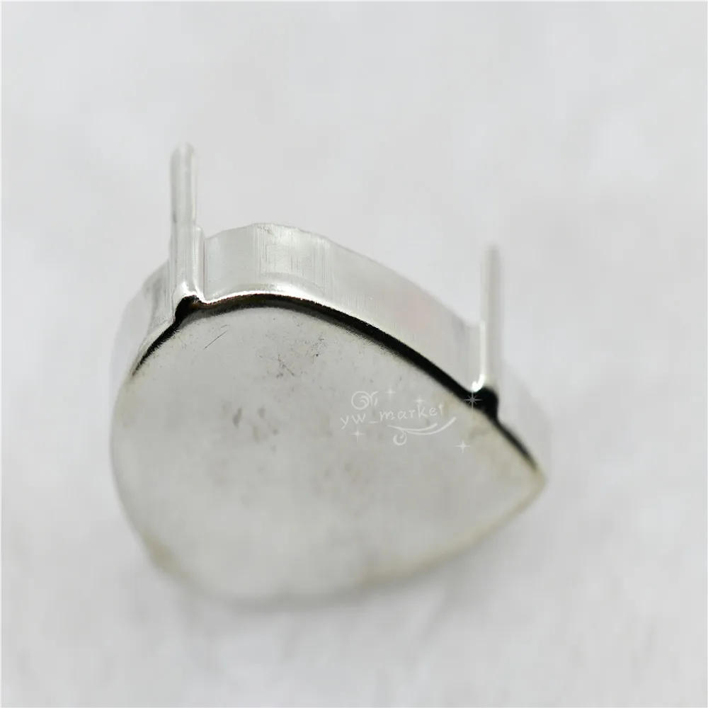 NO Holes Strong Claw Setting  for Jewels Soldering  Teardrop oval navett round