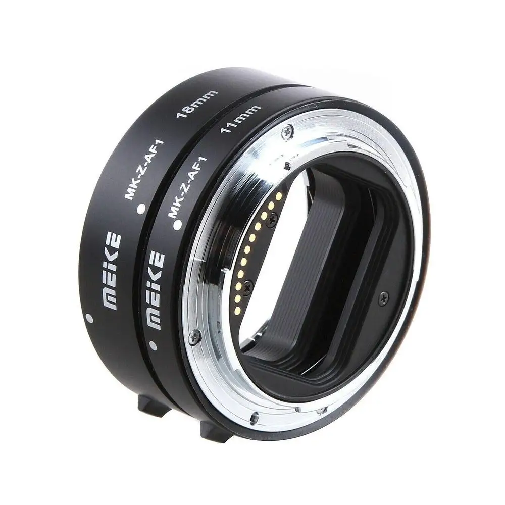 Meike MK-Z-AF1 Metal Macro Extension Tube Auto Focus Adapter Ring 11mm 18mm for Nikon Z5 Z6 Z7