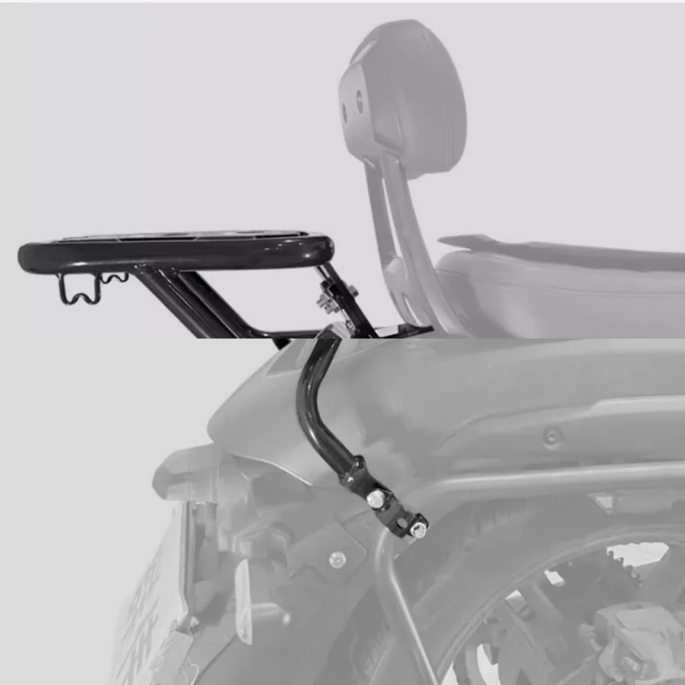 Suitable for Haojue TR300 TR300PLUS rear rack reinforcement support type rear wing rear rack short roof rack modification tr300