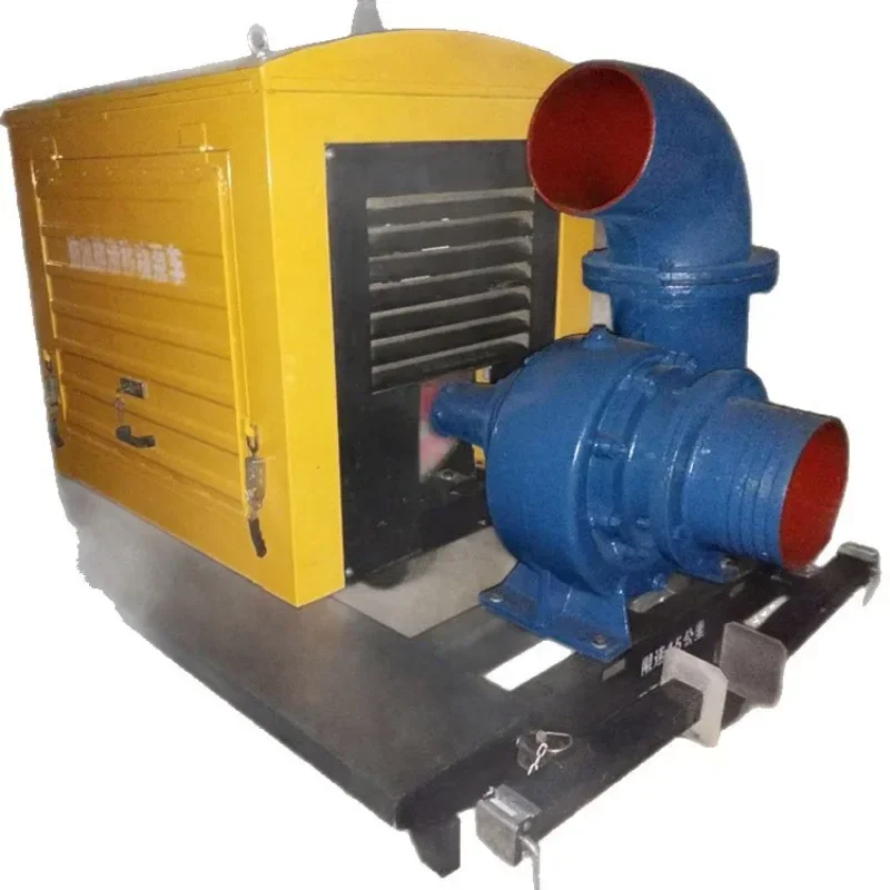 Diesel engine drainage pump Self-priming drainage Fire pump Electric start emergency flood control
