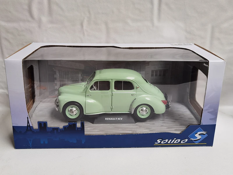 Solido 1:18 Scale 4CV 1955 Car Simulation Alloy Car Model Diecast Toy Collectible Ornaments