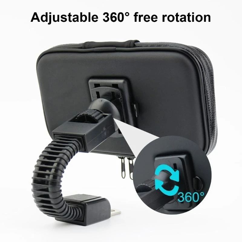 Phone Hold Waterproof & Adjustment Phone Stand Simple Install Rack
