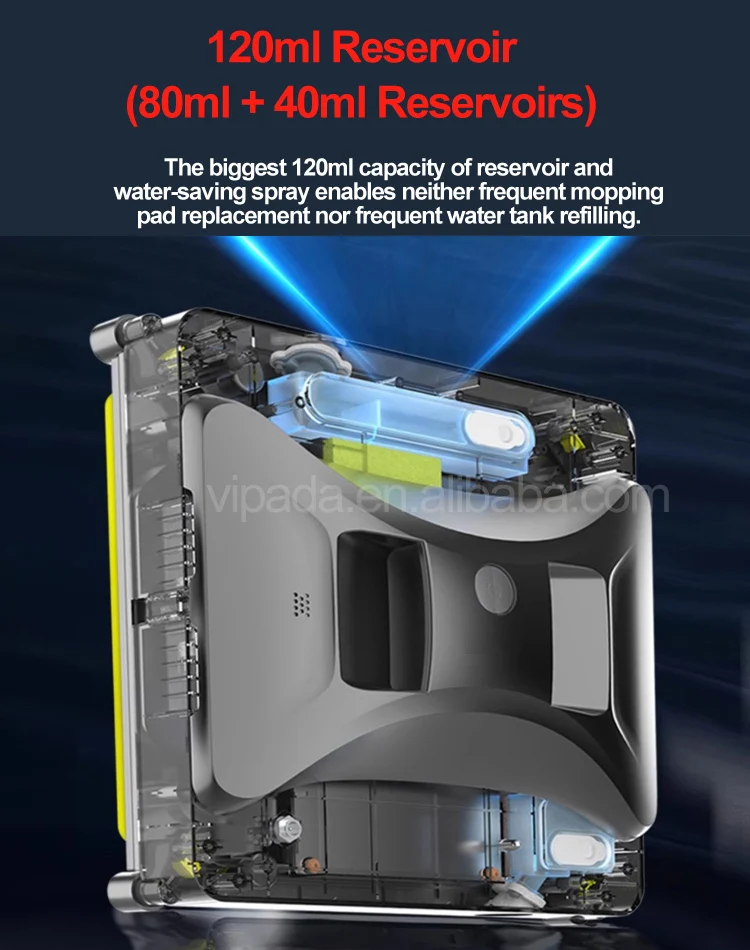 Робот для влажной уборки окон, стекол, стен, 120 мл, автоматический распылитель воды, умная электрическая автоматическая машина для мытья окон