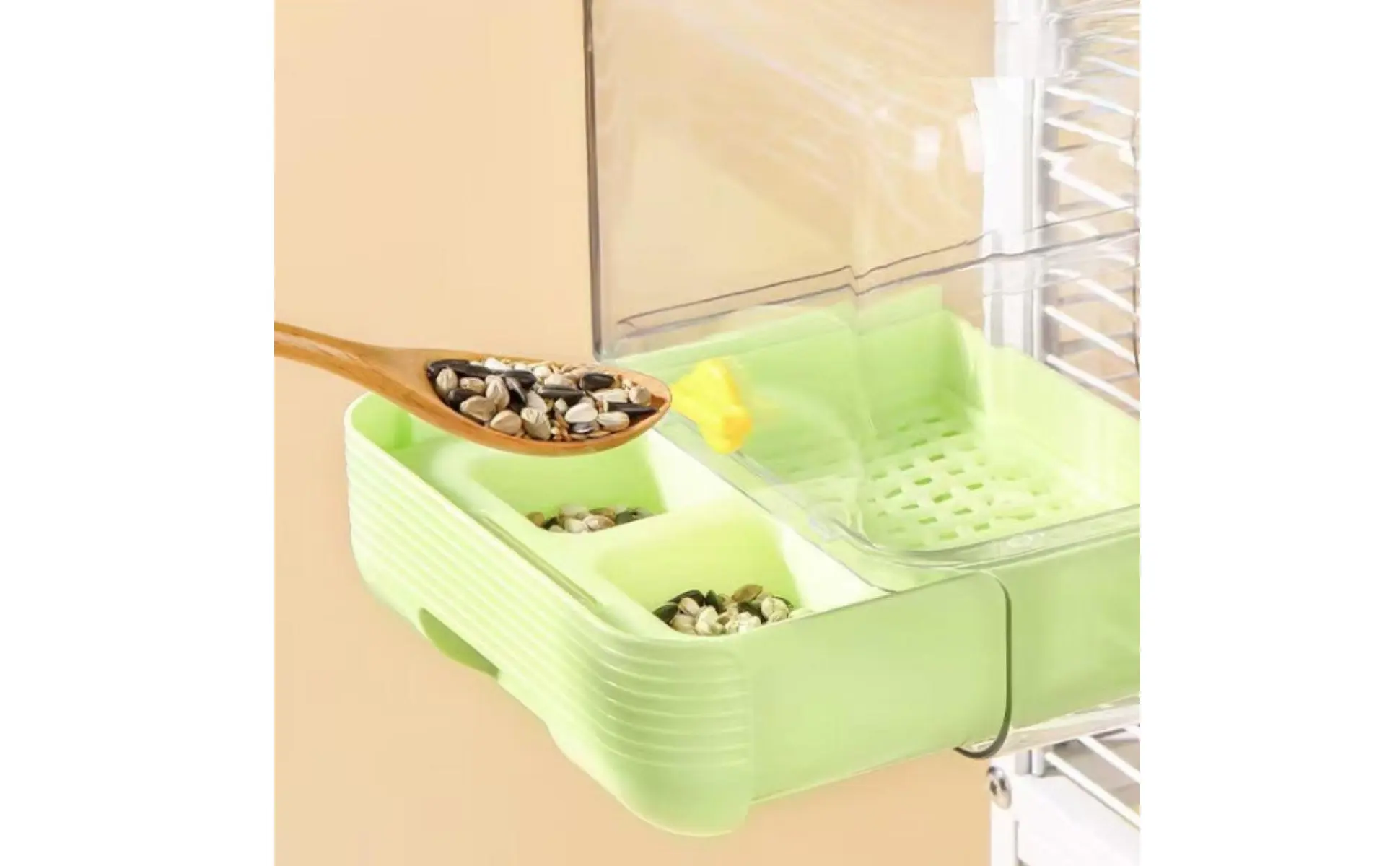 Parrot Bathing Tub Multi Function External Bird Bath Parakeet Bathing Enclosure No Mess Pet Supply Leak Resistant Parrot Bathing Tub Multi Function External Bird Bath Parakeet Bathing Enclosure No Mess Pet Supply Leak Resistant