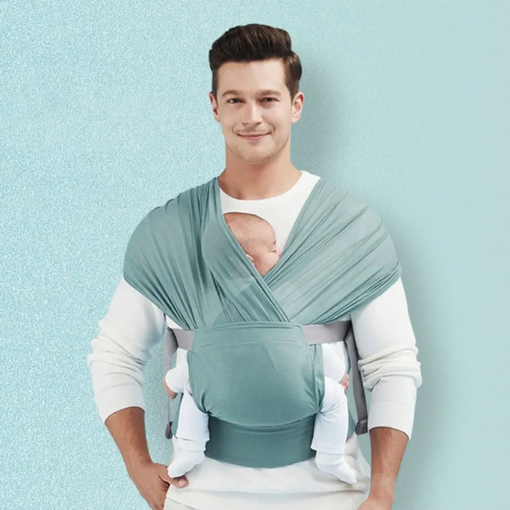 

Durable Ergonomic Newborn Baby Sling Wrap Breathable Stretchy Toddler Carring Belt Adjustable Infant Swaddle Strap Street