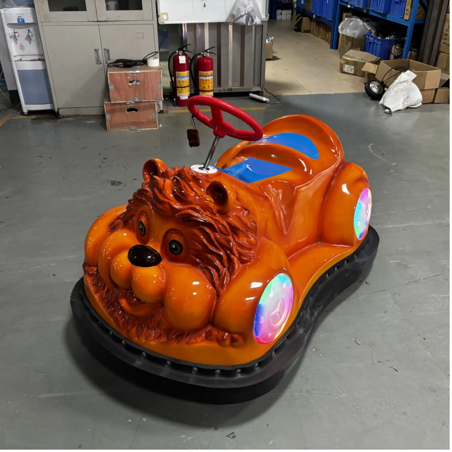 رخيصة داخلي في الهواء الطلق الألياف الزجاجية الحيوان الوفير سيارة أطفال ركوب على سيارة ركوب الحيوان الكهربائية لمركز التسوق #2