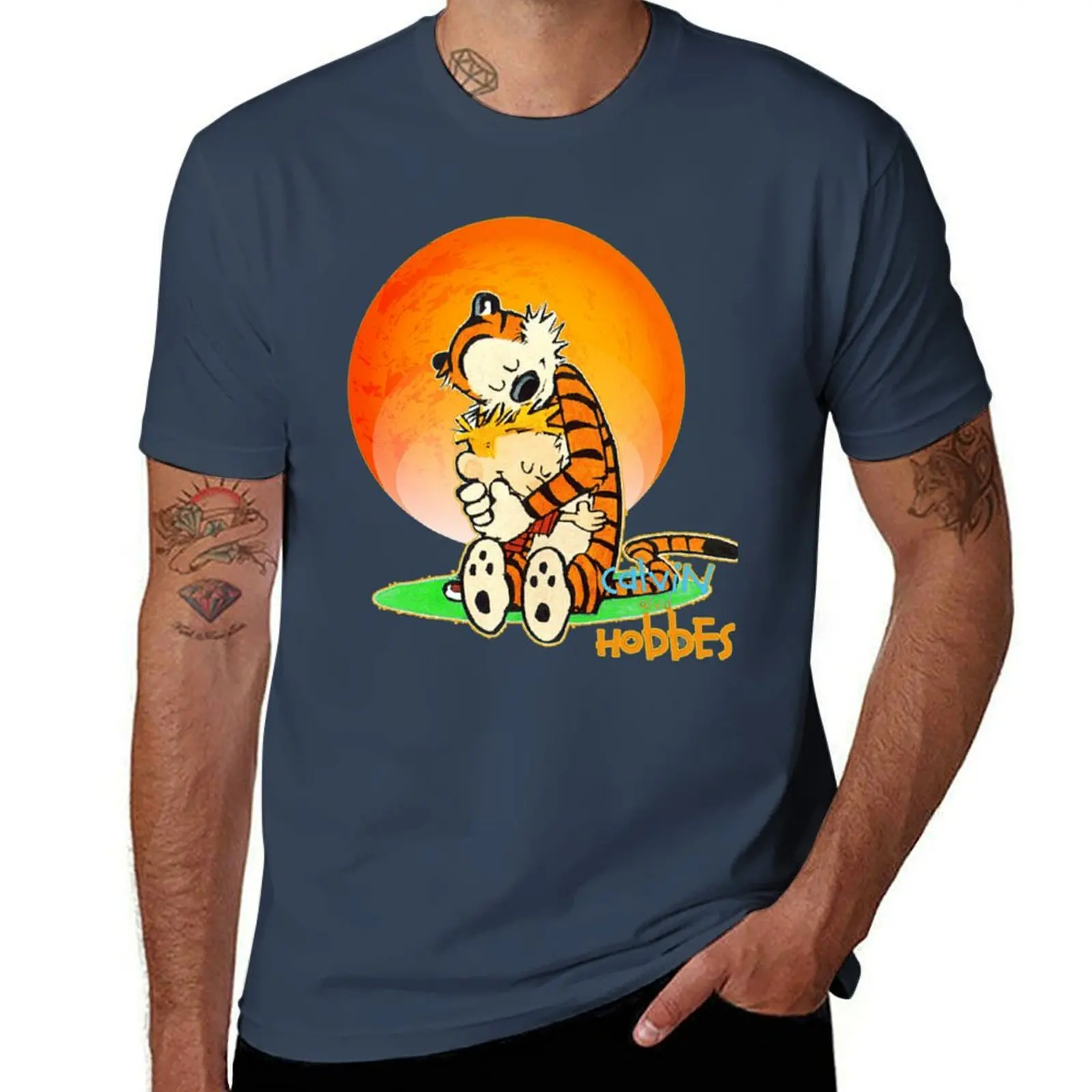 

calvin and hobbes T-Shirt Lightweight Running Sports T-Shirt