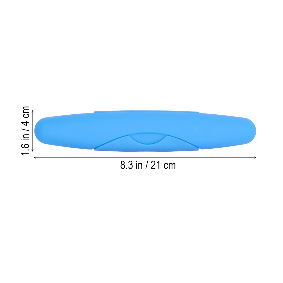 2 pçs portátil escova de dentes armazenamento caixa protetora para uso em viagens (azul + rosa vermelha) caixa escova de dentes