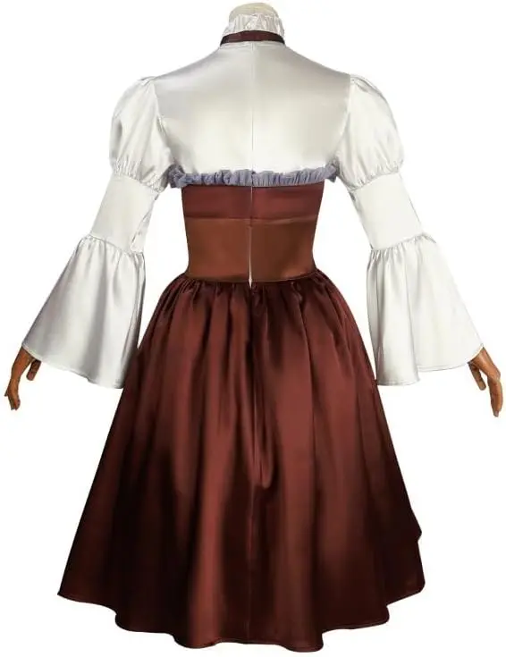 Anime Sousou no Frieren Linie Cosplay Costume Women Brown Lolita Renaissance Dress Customize