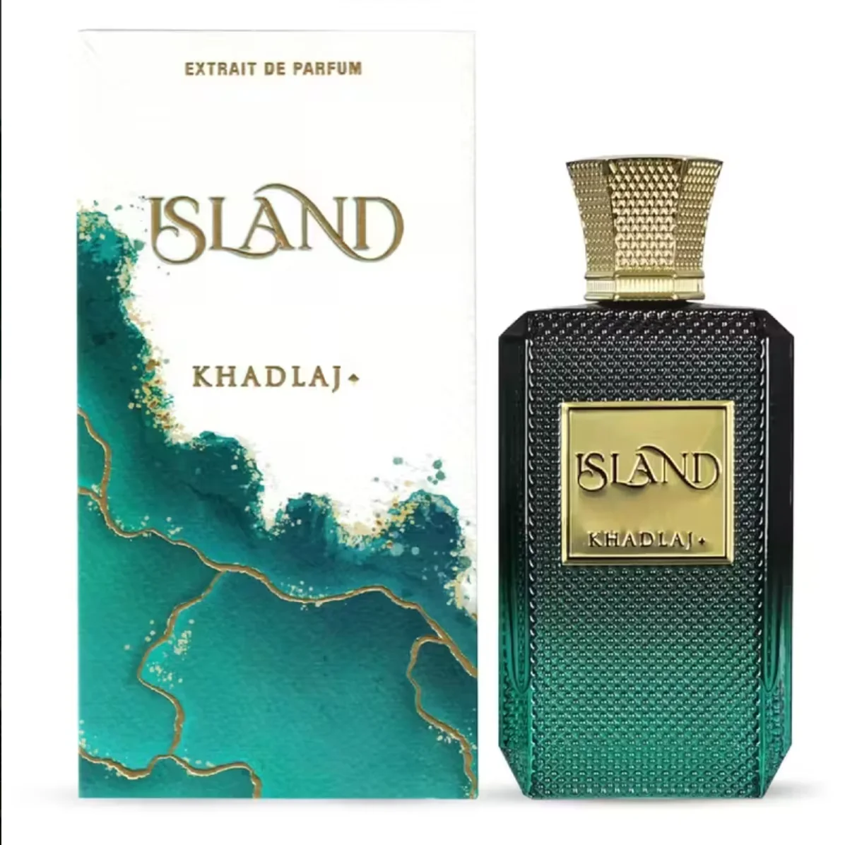 Khadlaj Island Extrait de Parfum Spray pour unisexe, 3,4 onces