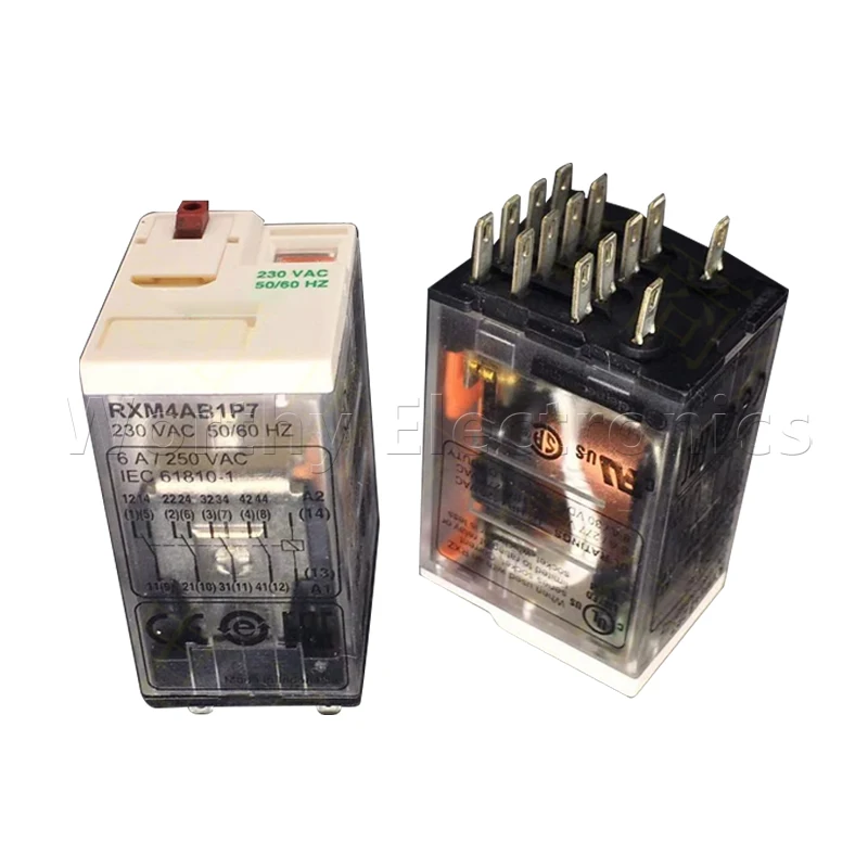 

Free shipping 10pcs/lot relay 220VAC 6A 14PIN RXM4AB2P7