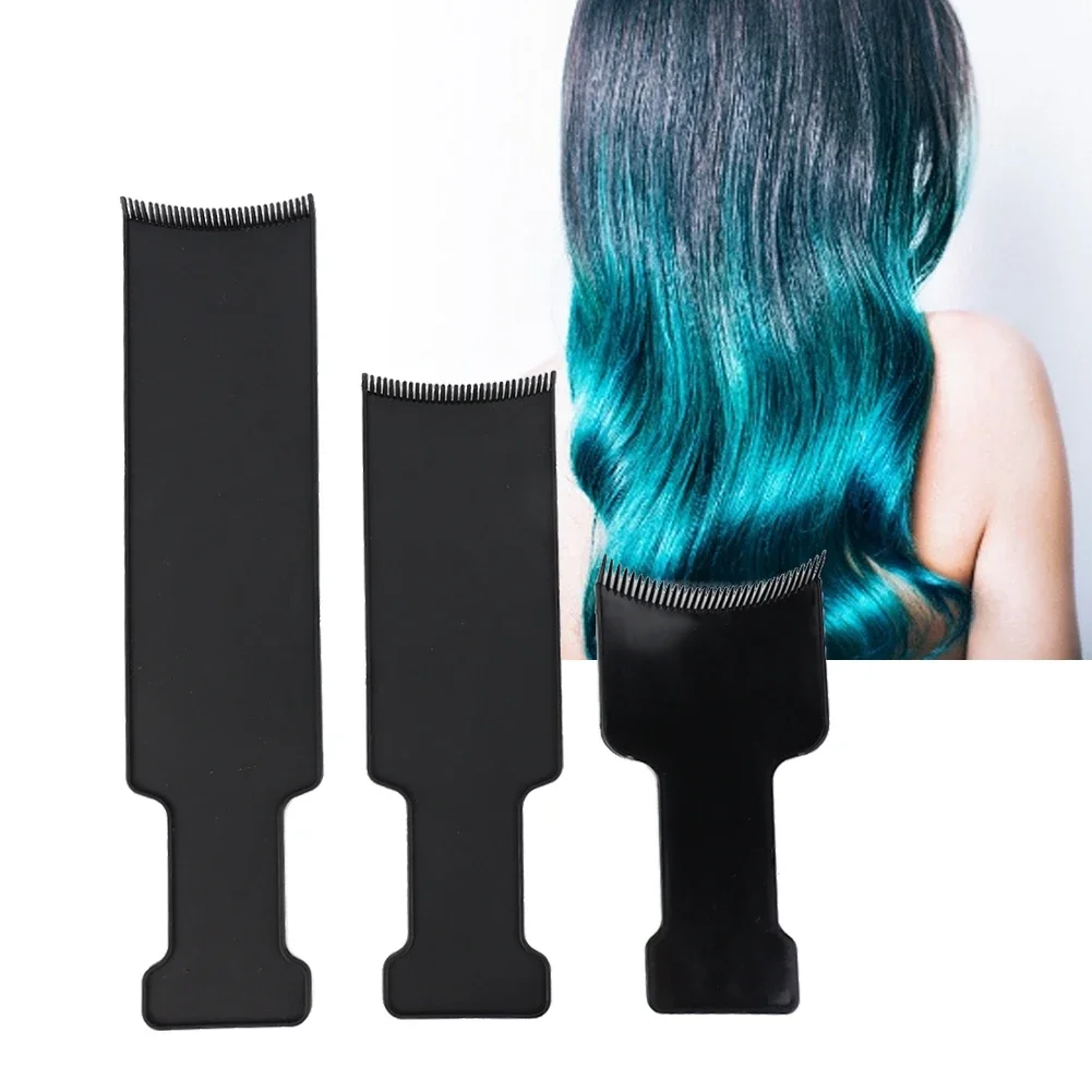 Professional Plastic Salon Hair Dyeing Board 3 Sizes Hair Dyeing Brush Highlight Board Tint Comb Plate Hairdressing Styling Tool