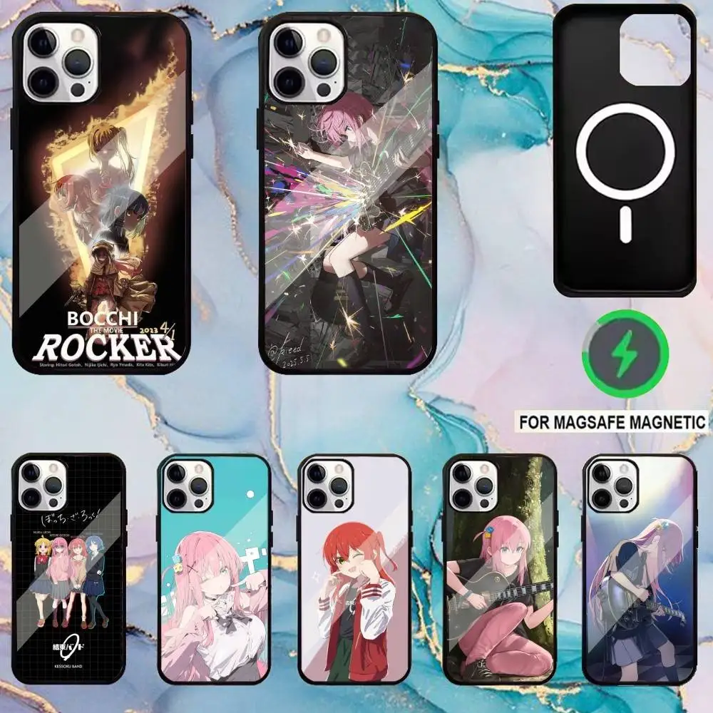 

B-Bocchi The R-Rock Phone Case For iPhone17,16,15,14,13,12,11 Plus,Pro Max Magnetic Magsafe Wireless Charging