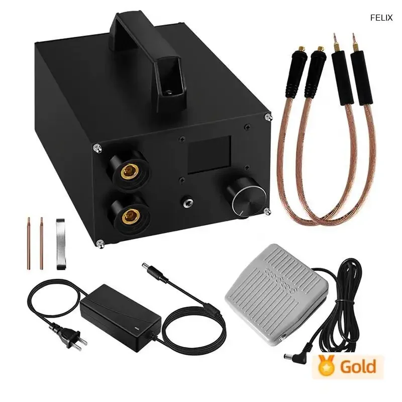 18650 battery spot welding machine 250 gear spot welding dual capacitor energy storage dual pulse welding 0.3mm nickel sheet