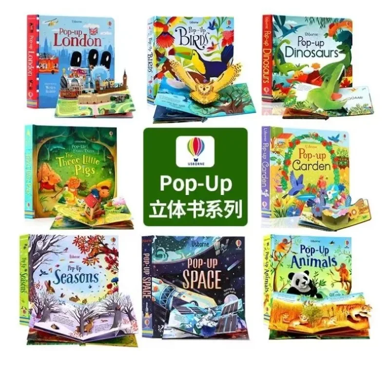 Usborne Pop Up 3D Flap Picture English Books for Kids Fairy Tales Reading Book In English Montessori Learning Toys Children Gift