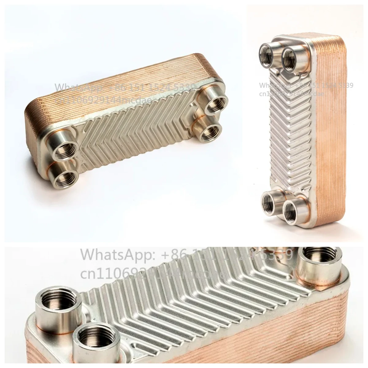 Mold Warmer Heat Exchanger Brazed Plate Heat Exchanger Water Cooler Small Oil Water Cooler Evaporator Condenser