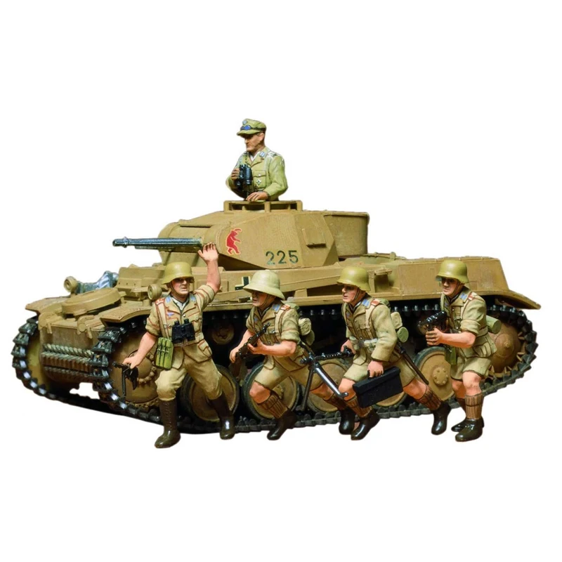 Tamiya plastic assembly model 1/35 German No. 2 FG light tank (with soldiers) adult collection DIY model kit 35009